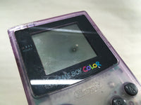 LG2222 Plz Read Item Condi GameBoy Color Clear Purple Game Boy Console Japan