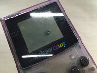 LG2222 Plz Read Item Condi GameBoy Color Clear Purple Game Boy Console Japan