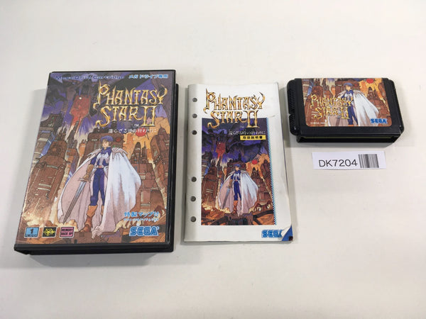 DK7204 Phantasy Star II Kaerazaru Toki no Owarini BOXED Mega Drive Genesis Japan