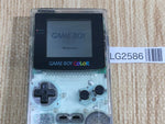 LG2586 Plz Read Item Condi GameBoy Color Clear Game Boy Console Japan
