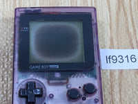LF9316 With Defects - GameBoy Pocket Clear Purple Console Japan