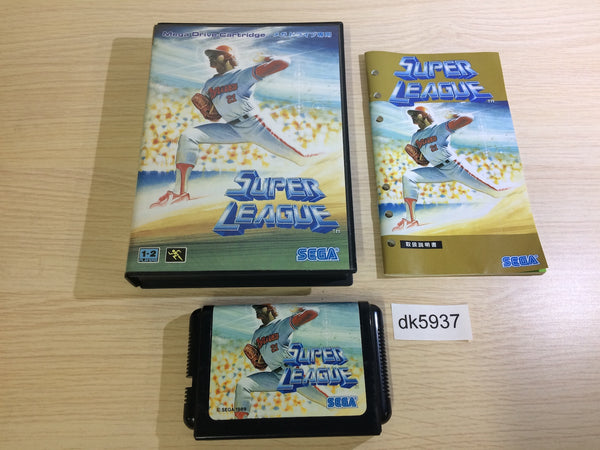 DK5937 Super League BOXED Mega Drive Genesis Japan