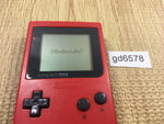GD6578 Tested Working - GameBoy Pocket Red Game Boy Console Japan