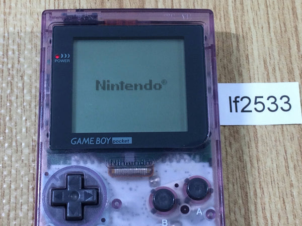 lf2533 GameBoy Pocket Clear Purple Game Boy Console Japan