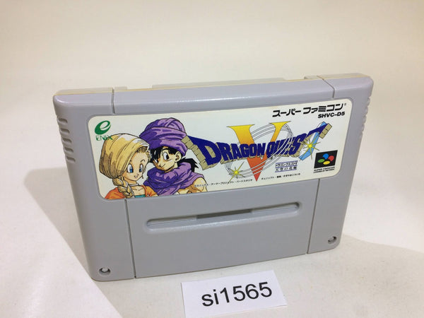 si1565 Dragon Quest V 5 SNES Super Famicom Japan