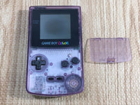 LG2223 Plz Read Item Condi GameBoy Color Clear Purple Game Boy Console Japan