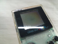 LG2586 Plz Read Item Condi GameBoy Color Clear Game Boy Console Japan