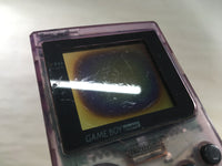 LF9316 With Defects - GameBoy Pocket Clear Purple Console Japan