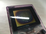 LF9316 With Defects - GameBoy Pocket Clear Purple Console Japan