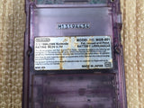 LF9316 With Defects - GameBoy Pocket Clear Purple Console Japan