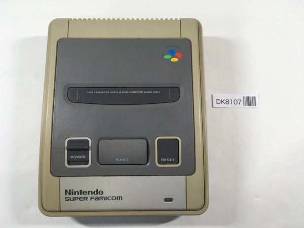 DK8107 Tested Working - SUPER FAMICOM SNES CONSOLE Japan