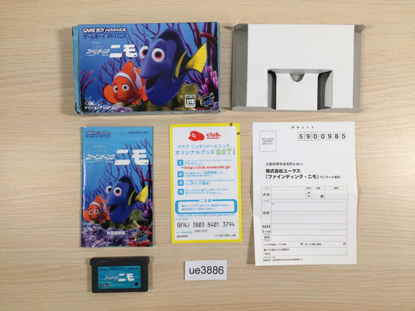 UE3886 DISNEY PIXAR Finding Nemo BOXED GameBoy Advance Japan