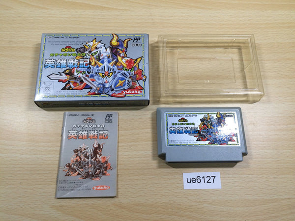UE6127 SD Gundam Gachapon Senshi 3 Eiyu Senki BOXED NES Famicom Japan