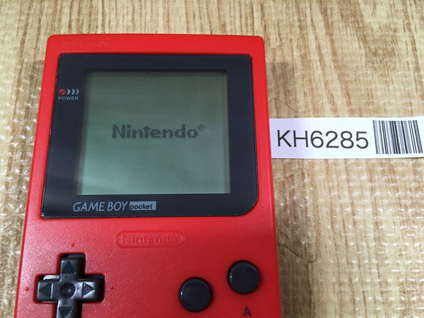 KH6285 Tested Working - GameBoy Pocket Red Game Boy Console Japan