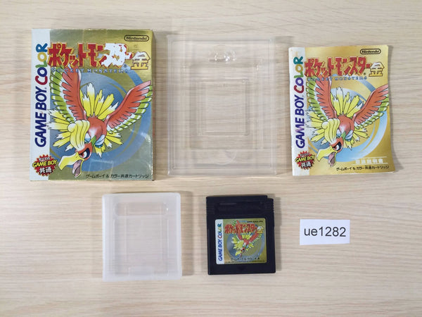 ue1282 Pokemon Gold BOXED GameBoy Game Boy Japan