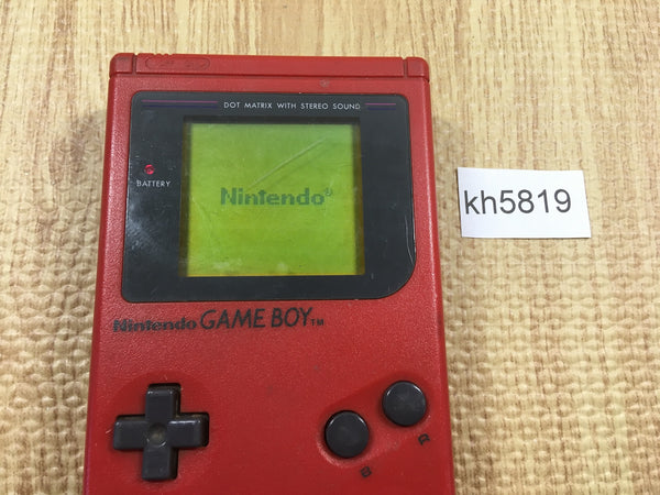 KH5819 With Defects - GameBoy Bros. Red Game Boy Console Japan