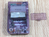 LG1328 Not Working - GameBoy Pocket Clear Purple Game Boy Console Japan