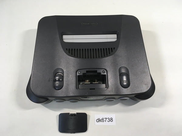 DK6738 Plz Read Item Condi Nintendo 64 Console Black N64 Japan