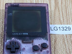 LG1329 With Defects - GameBoy Pocket Clear Purple Console Japan