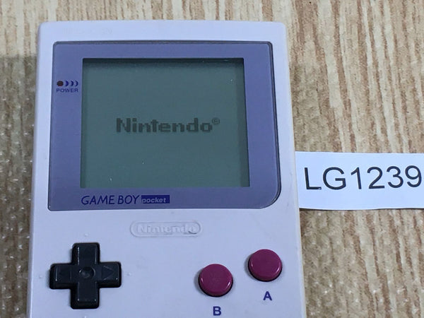 LG1239 Tested Working - GameBoy Pocket Gray Grey Game Boy Console Japan