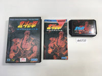 DK5737 Fist of the North Star Hokuto Ken Densetsu BOXED Mega Drive Genesis Japan