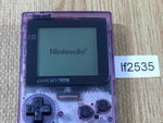 lf2535 GameBoy Pocket Clear Purple Game Boy Console Japan