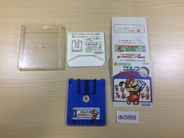 dk5868 Golf Japan Course Famicom Disk Japan