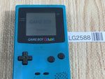 LG2588 Plz Read Item Condi GameBoy Color Blue Game Boy Console Japan