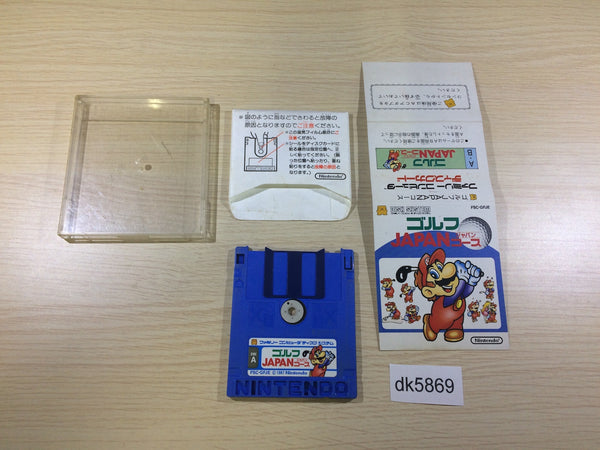 dk5869 Golf Japan Course Famicom Disk Japan