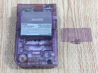 LG1329 With Defects - GameBoy Pocket Clear Purple Console Japan