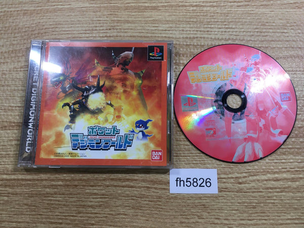 Pocket Digimon World - Sem Capa Frontal Japonês - PlayStation Pocket Digimon World - Sem Capa Frontal Japonês - PlayStation