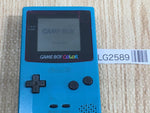 LG2589 Plz Read Item Condi GameBoy Color Blue Game Boy Console Japan