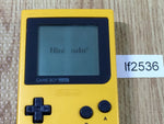 lf2536 Plz Read Item Condi GameBoy Pocket Yellow Game Boy Console Japan