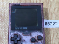 lf5222 Plz Read Item Condi GameBoy Pocket Clear Purple Console Japan