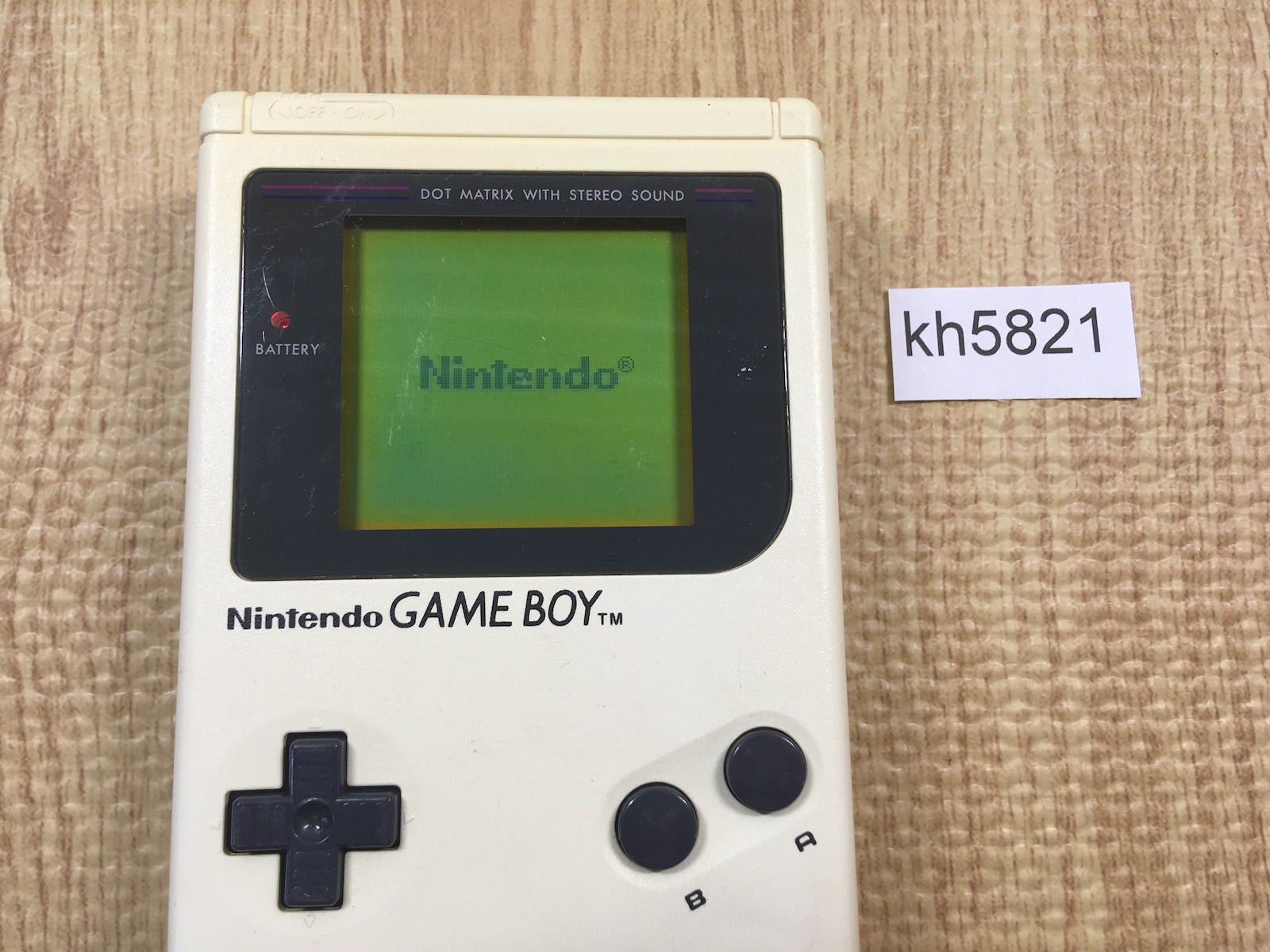 kh5821 Plz Read Item Condi GameBoy Bros. White Game Boy