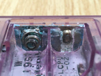 LG1330 Tested Working - GameBoy Pocket Clear Purple Game Boy Console Japan