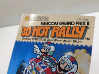 dk1649 Famicom Grand Prix II 3D Hot Rally BOXED Famicom Disk Japan