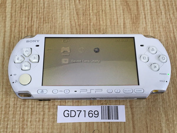 GD7169 Plz Read Item Condi PSP-3000 PEARL WHITE SONY PSP