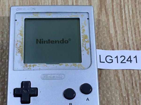 LG1241 With Defects - GameBoy Pocket Silver Game Boy Console Japan