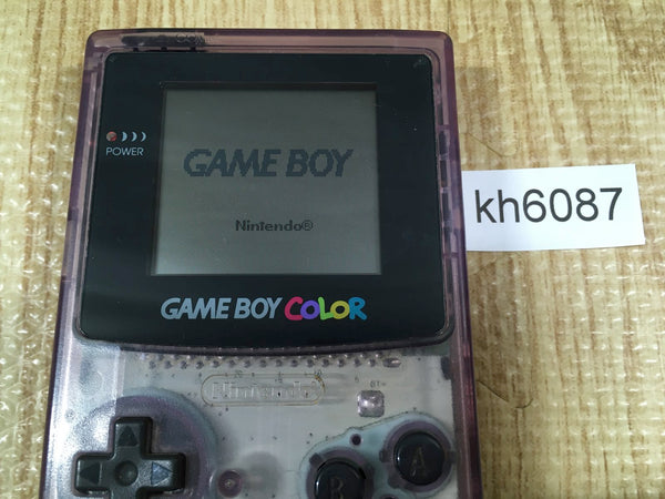 KH6087 With Defects - GameBoy Color Clear Purple Game Boy Console Japan