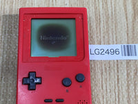 LG2496 Plz Read Item Condi GameBoy Pocket Red Game Boy Console Japan