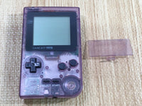 LG1131 Tested Working - GameBoy Pocket Clear Purple Game Boy Console Japan
