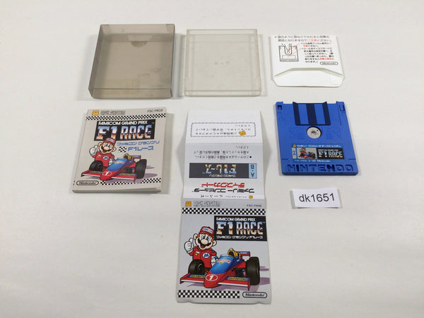 dk1651 Famicom Grand Prix F-1 Race BOXED Famicom Disk Japan