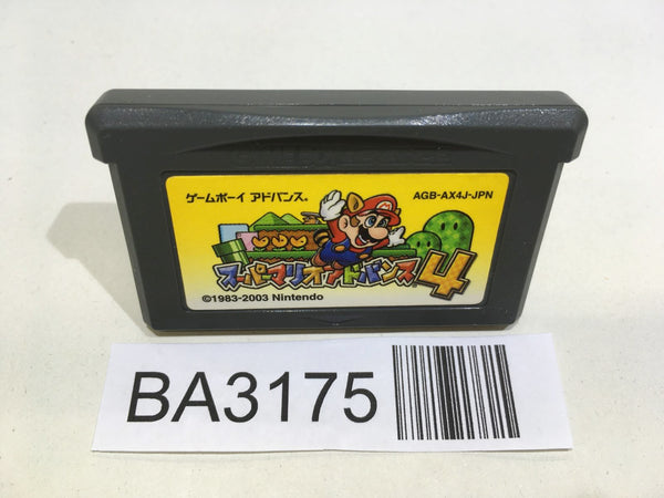 BA3175 Super Mario Advance 4 Bros. 3 GameBoy Advance Japan