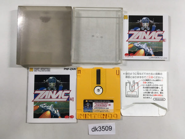 DK3509 Zanac BOXED Famicom Disk Japan