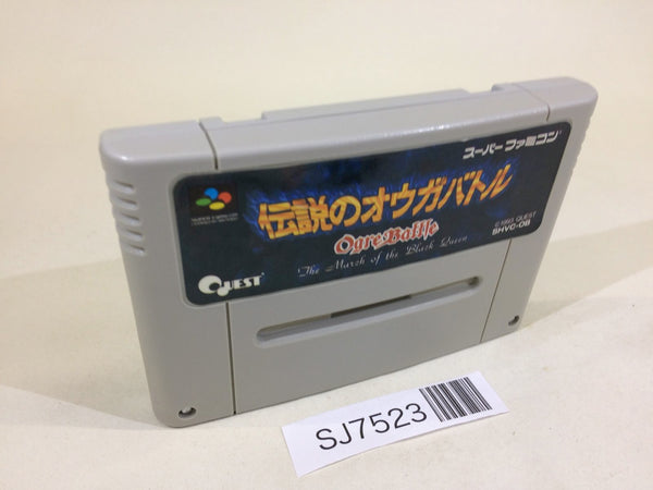SJ7523 Ogre Battle The March of the Black Queen SNES Super Famicom Japan