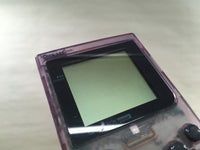 LG1131 Tested Working - GameBoy Pocket Clear Purple Game Boy Console Japan