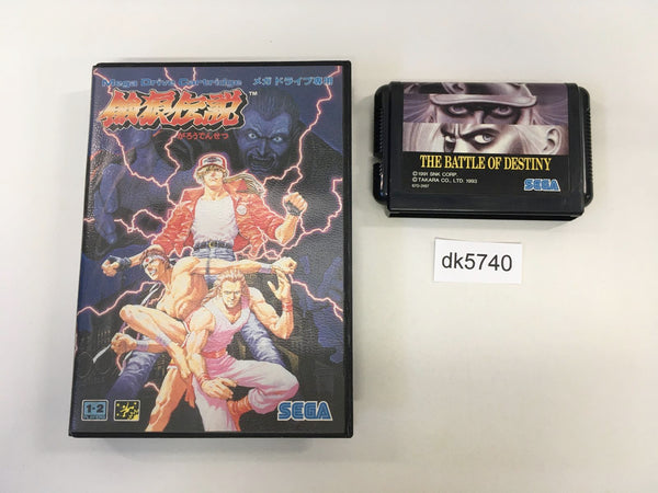 DK5740 Fatal Fury Garou Densetsu BOXED Mega Drive Genesis Japan