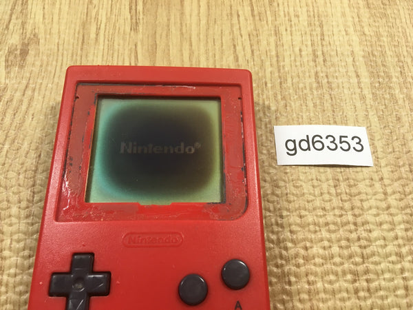 GD6353 With Defects - GameBoy Pocket Red Game Boy Console Japan