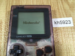 KH5923 Tested Working - GameBoy Pocket Clear Purple Game Boy Console Japan